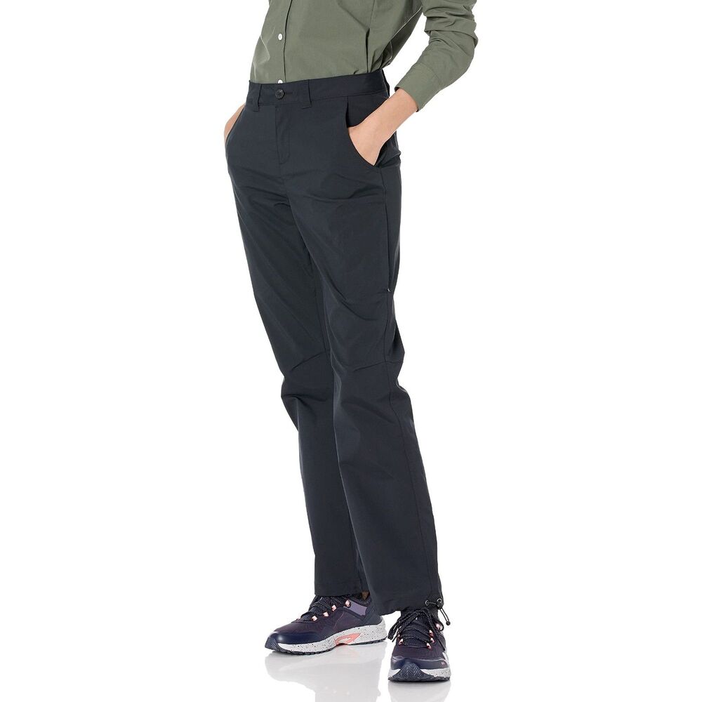 Woven Black Outdoor Hiking Trousers with Utility Pockets Sz 6/M